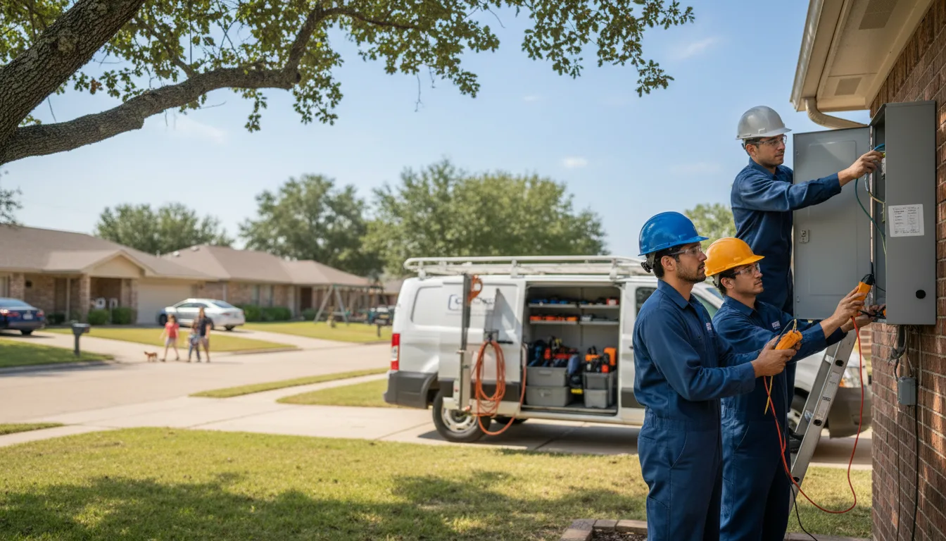 Certified electrician providing emergency electrical services in Strathcona, MN